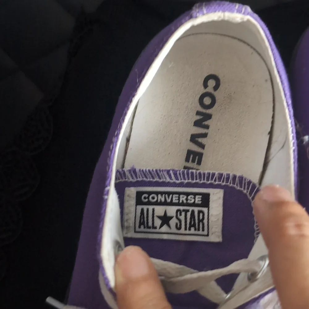 Converse Purple Low-Top Sneakers Men Size 6.5